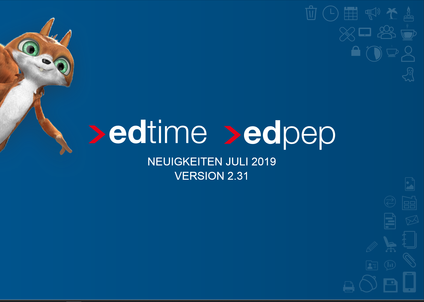 edtime und edpep - Release 2.31 enthält neue Beschäftigungsart
